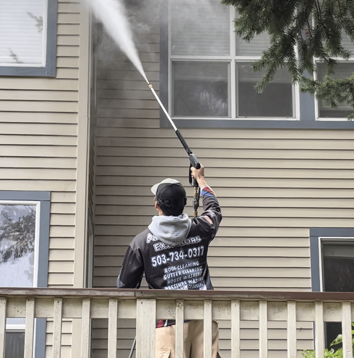 The best pressure washing company Alpha Exterior Cleaning